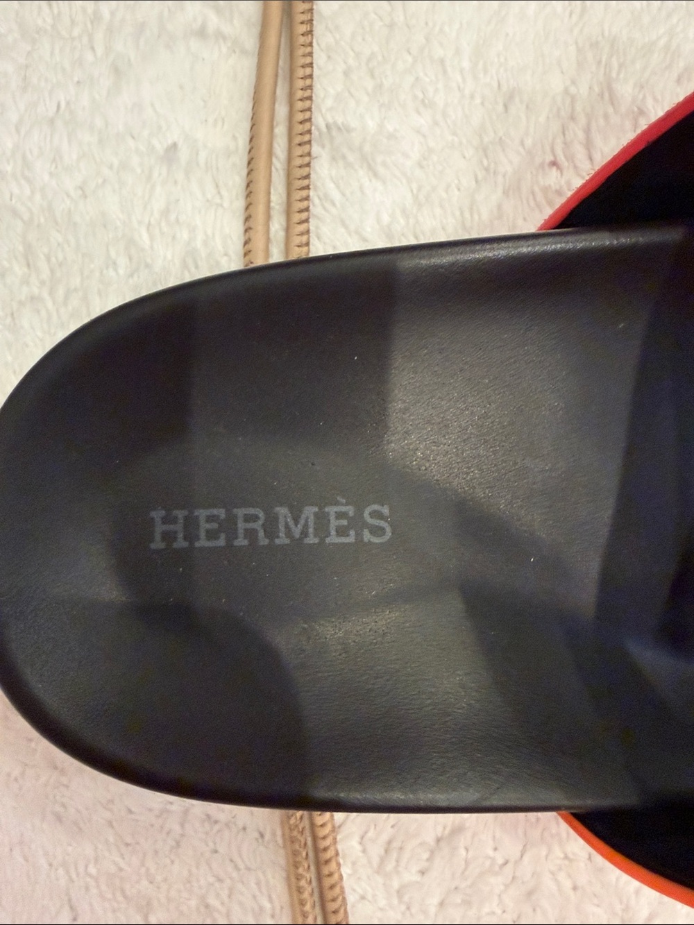 Hermes chypre - Slide Sandals (39) Suede - Picture 8 of 9